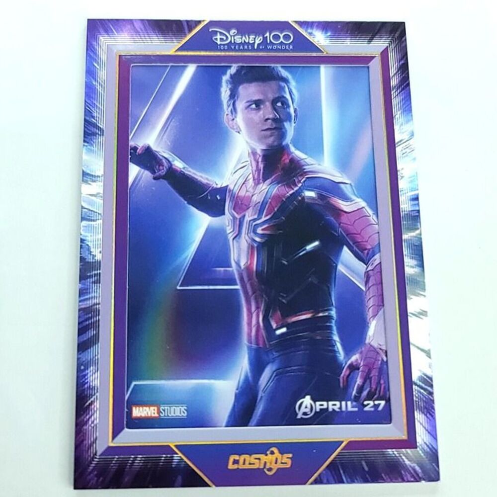 Spider Man Infinity War Kakawow Cosmos Disney 100 All Star Movie Poster 284/288
